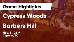 Cypress Woods  vs Barbers Hill  Game Highlights - Nov. 21, 2019
