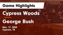 Cypress Woods  vs George Bush  Game Highlights - Nov. 17, 2020