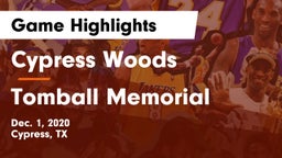 Cypress Woods  vs Tomball Memorial Game Highlights - Dec. 1, 2020