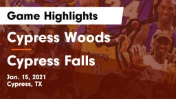 Cypress Woods  vs Cypress Falls  Game Highlights - Jan. 15, 2021