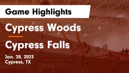 Cypress Woods  vs Cypress Falls  Game Highlights - Jan. 28, 2023