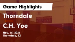 Thorndale  vs C.H. Yoe  Game Highlights - Nov. 16, 2021