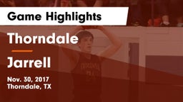 Thorndale  vs Jarrell  Game Highlights - Nov. 30, 2017