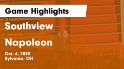 Southview  vs Napoleon Game Highlights - Oct. 6, 2020