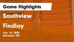 Southview  vs Findlay  Game Highlights - Oct. 19, 2020