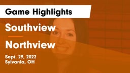 Southview  vs Northview  Game Highlights - Sept. 29, 2022