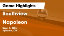 Southview  vs Napoleon Game Highlights - Sept. 7, 2023