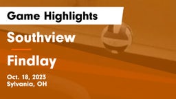 Southview  vs Findlay  Game Highlights - Oct. 18, 2023