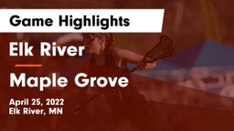 Elk River  vs Maple Grove  Game Highlights - April 25, 2022