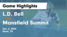 L.D. Bell vs Mansfield Summit  Game Highlights - Jan. 6, 2024