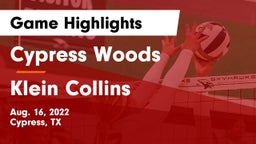 Cypress Woods  vs Klein Collins  Game Highlights - Aug. 16, 2022