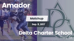 Matchup: Amador  vs. Delta Charter School 2017