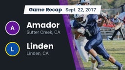 Recap: Amador  vs. Linden  2017