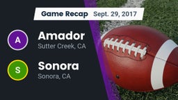 Recap: Amador  vs. Sonora  2017