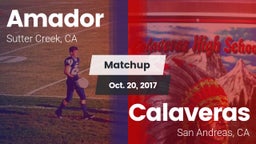 Matchup: Amador  vs. Calaveras  2017