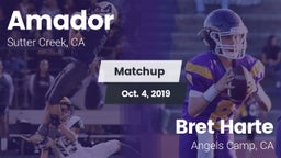 Matchup: Amador  vs. Bret Harte  2019