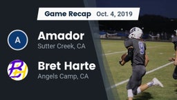 Recap: Amador  vs. Bret Harte  2019