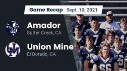 Recap: Amador  vs. Union Mine  2021