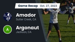 Recap: Amador  vs. Argonaut  2023