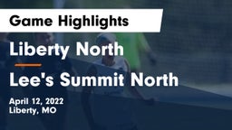 Liberty North  vs Lee's Summit North  Game Highlights - April 12, 2022