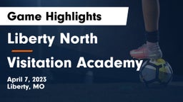 Liberty North  vs Visitation Academy Game Highlights - April 7, 2023