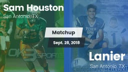 Matchup: Sam Houston  vs. Lanier  2018