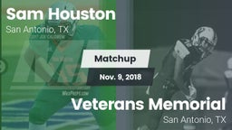 Matchup: Sam Houston  vs. Veterans Memorial 2018