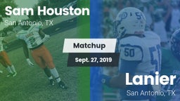 Matchup: Sam Houston  vs. Lanier  2019