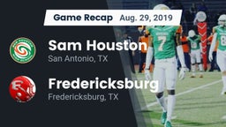 Recap: Sam Houston  vs. Fredericksburg  2019