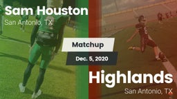 Matchup: Sam Houston  vs. Highlands  2020