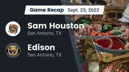 Recap: Sam Houston  vs. Edison  2022