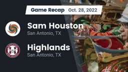 Recap: Sam Houston  vs. Highlands  2022
