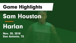 Sam Houston  vs Harlan  Game Highlights - Nov. 20, 2018