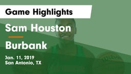 Sam Houston  vs Burbank  Game Highlights - Jan. 11, 2019