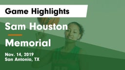 Sam Houston  vs Memorial  Game Highlights - Nov. 14, 2019