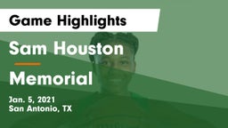 Sam Houston  vs Memorial  Game Highlights - Jan. 5, 2021