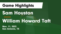 Sam Houston  vs William Howard Taft  Game Highlights - Nov. 11, 2023