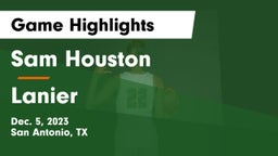 Sam Houston  vs Lanier  Game Highlights - Dec. 5, 2023