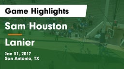 Sam Houston  vs Lanier  Game Highlights - Jan 31, 2017