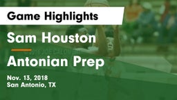 Sam Houston  vs Antonian Prep  Game Highlights - Nov. 13, 2018