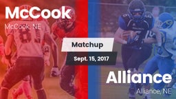 Matchup: McCook  vs. Alliance  2017