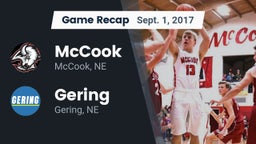 Recap: McCook  vs. Gering  2017