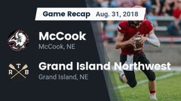 Recap: McCook  vs. Grand Island Northwest  2018