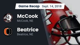 Recap: McCook  vs. Beatrice  2018