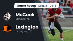 Recap: McCook  vs. Lexington  2018