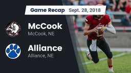 Recap: McCook  vs. Alliance  2018