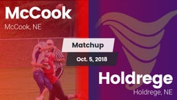 Matchup: McCook  vs. Holdrege  2018