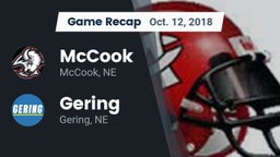 Recap: McCook  vs. Gering  2018