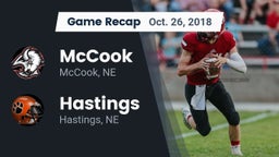 Recap: McCook  vs. Hastings  2018