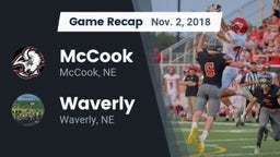 Recap: McCook  vs. Waverly  2018